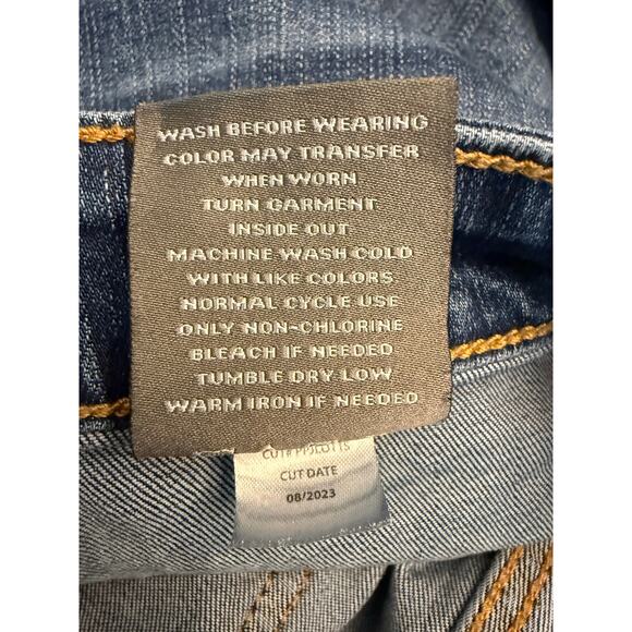 Torrid High-Rise Wide Leg Vintage Stretch Jeans Women’s Sz 20 Short Blue Denim - Picture 13 of 14